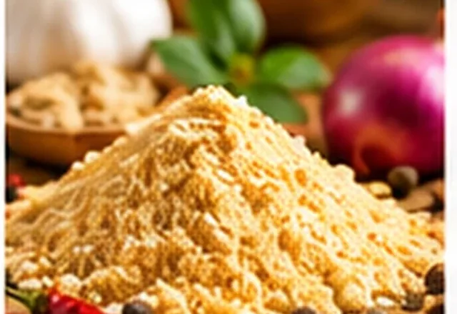 Ground cooking spice mix with herbs and spices