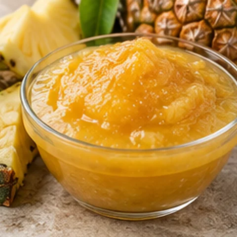 Golden pineapple ingredient preparation with pineapple